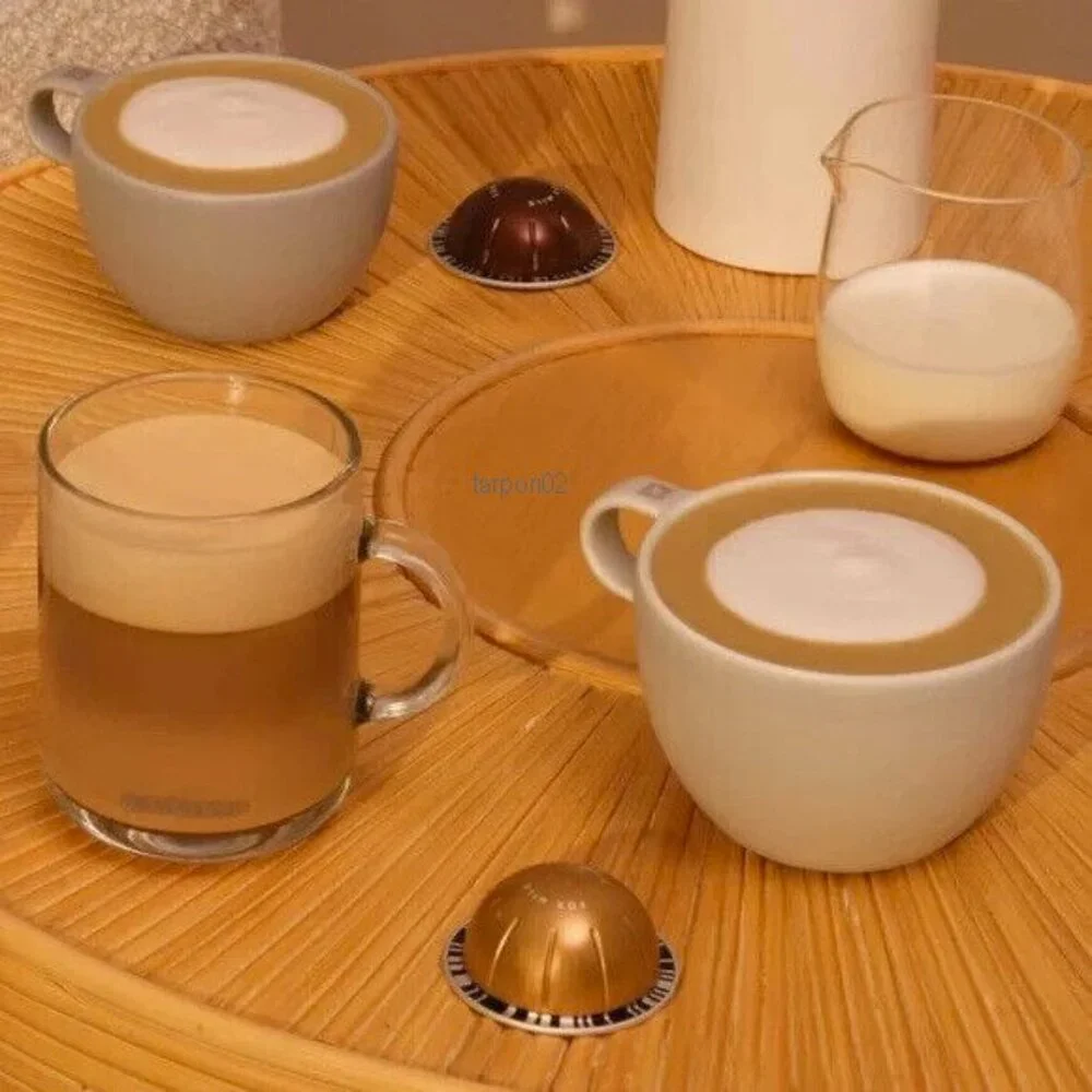 Set 3/Nespresso Cream+Sugar Stackable Serving Set+Barista Cappuccino Mug NIB 🌟
